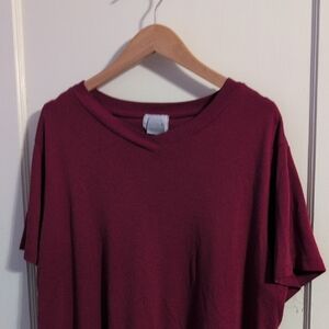 Only Necessities Maroon Top
